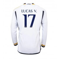 Real Madrid Lucas Vazquez #17 Hjemmebanetrøje 2023-24 Langærmet